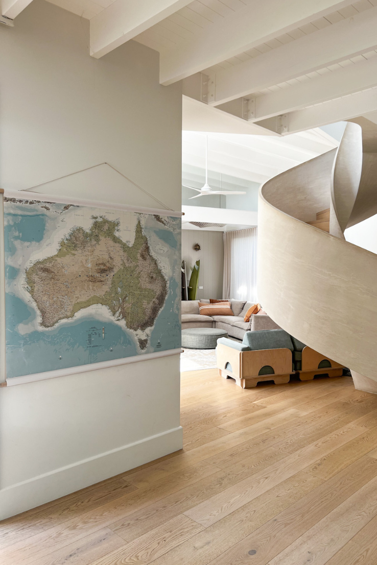 Australia Canvas Map