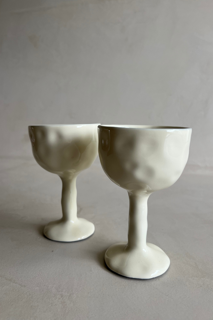 Drift Goblet, Ivory