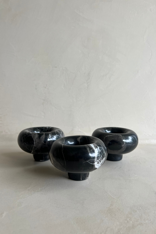 Halo Marble Candle Holder