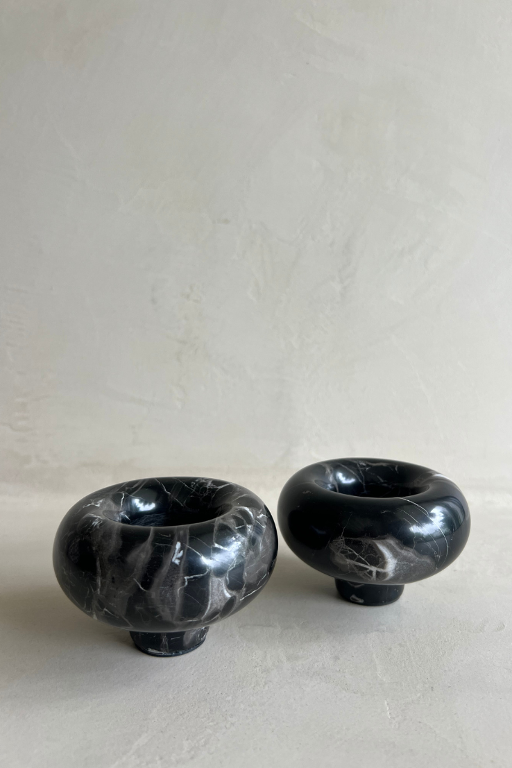 Halo Marble Candle Holder