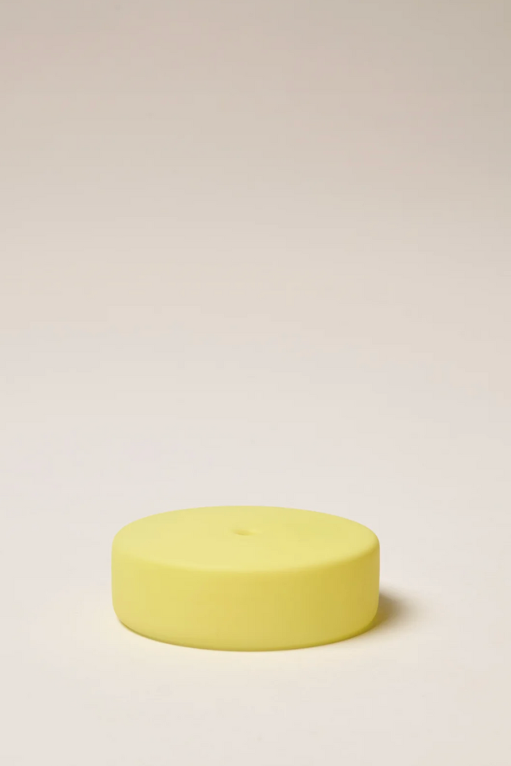 Frosted Glass Incense Holder, Lime