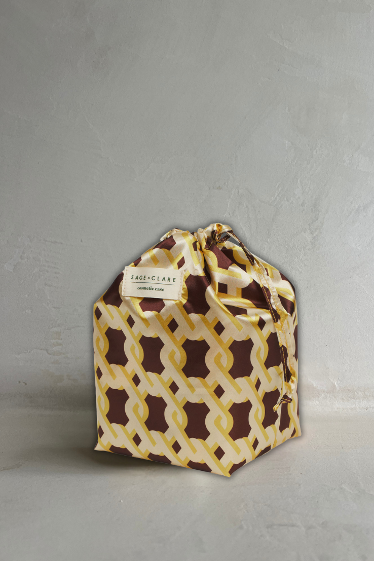 Delphine Small Vanity Case, Dune