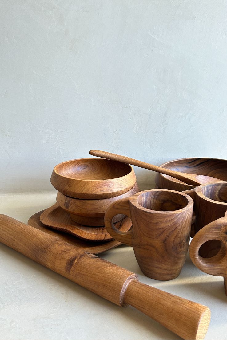 Ivy Teak Serving Spoon