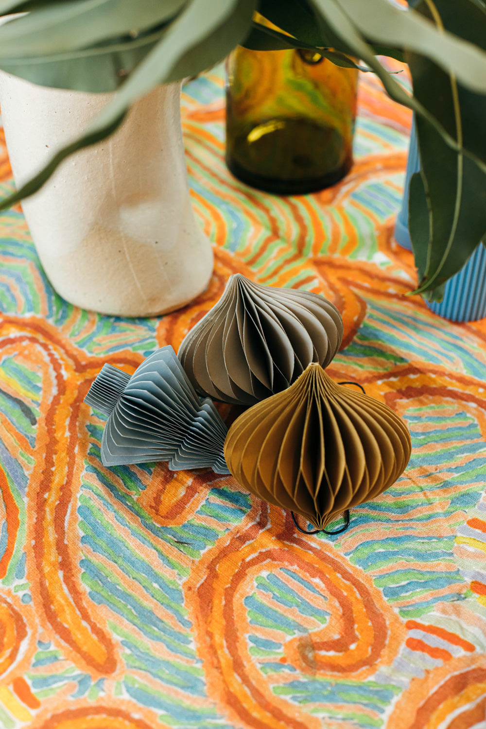 Golden Sand Jewel Paper Ornament