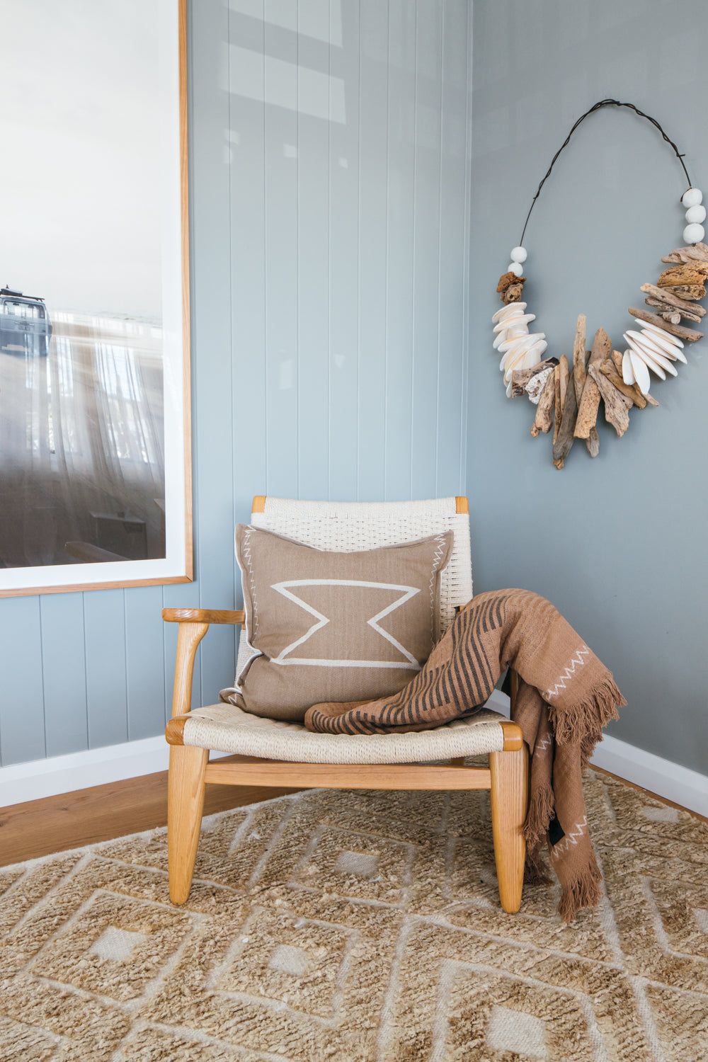 Haymaker Cushion Cover, Toffee