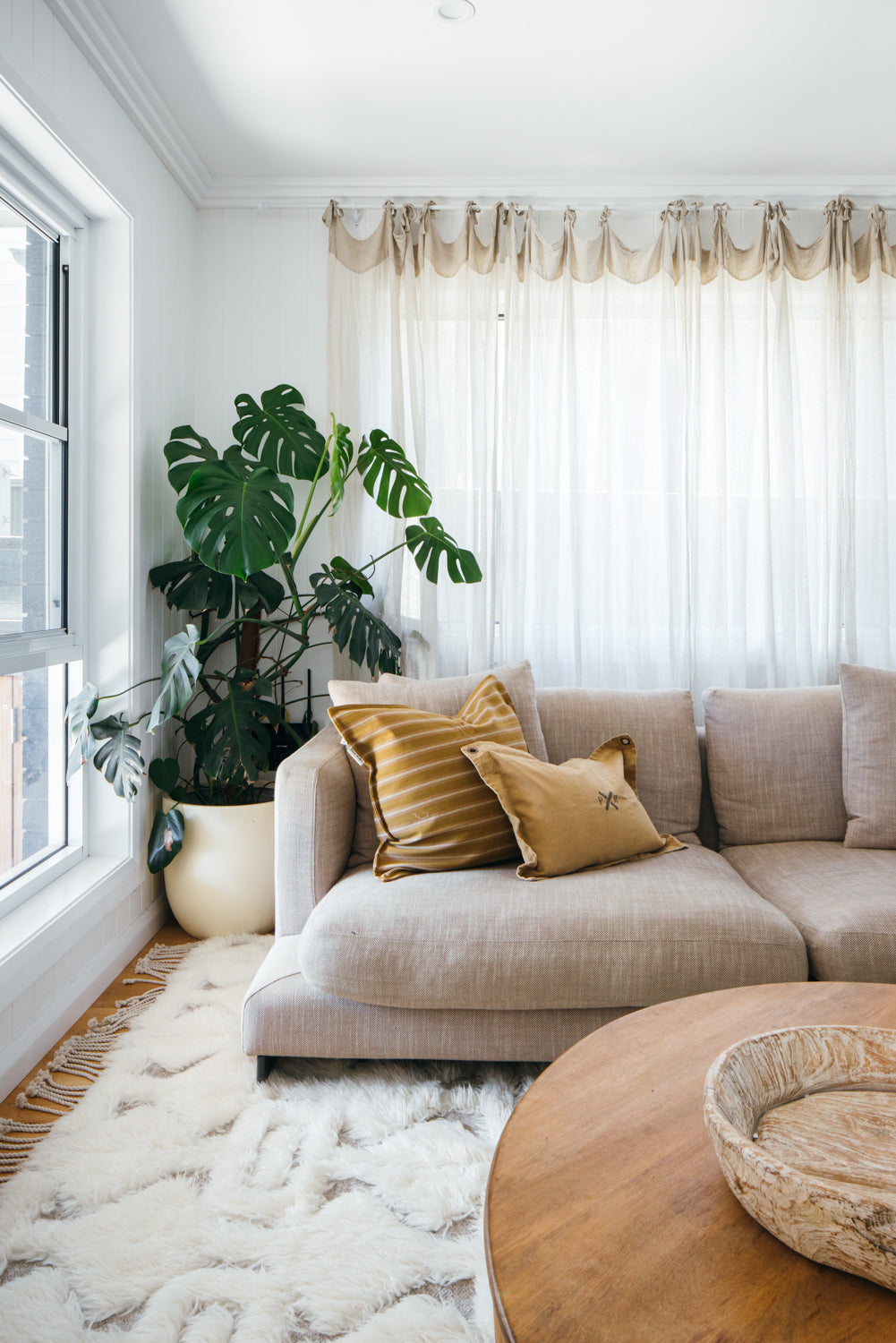 Woven Safari Stripe Cushion Cover