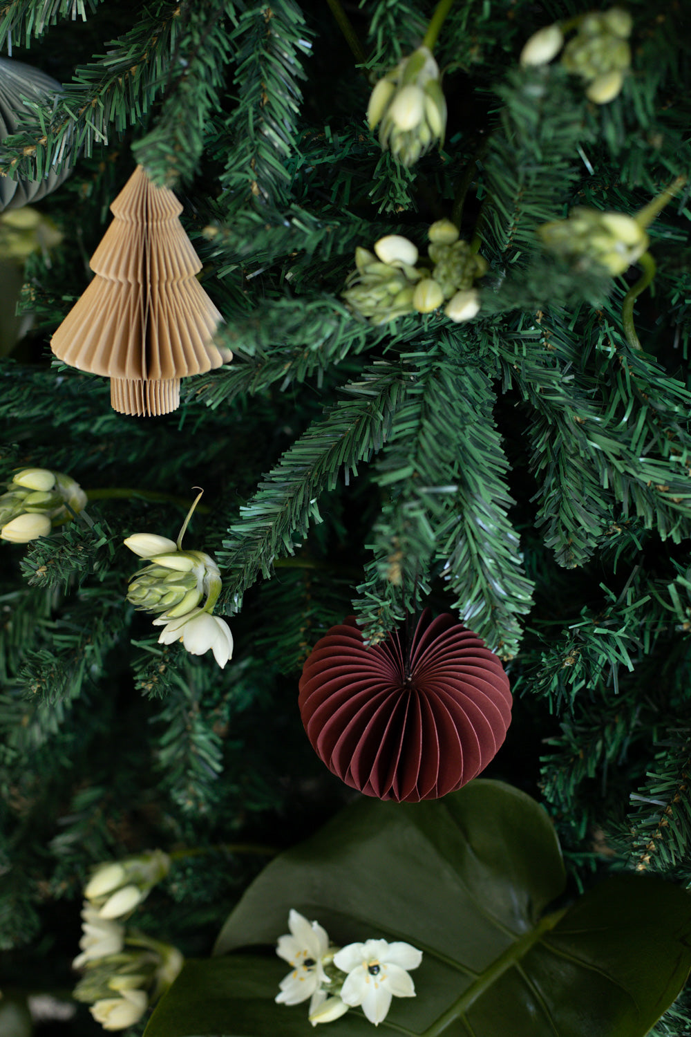 Flaxseed Tree Paper Ornament