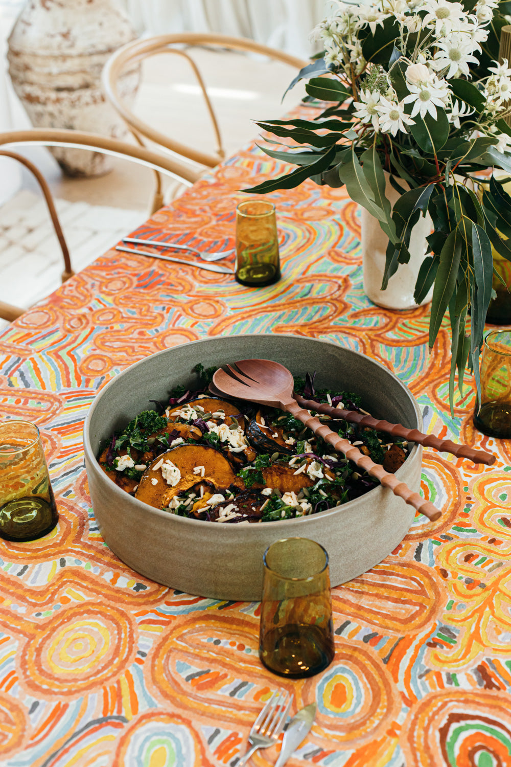 Wheel Bowl 37cm, Olive