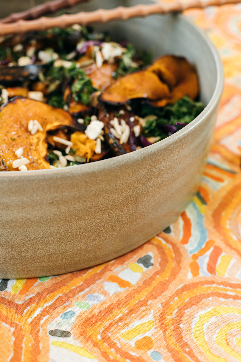 Wheel Bowl 37cm, Olive