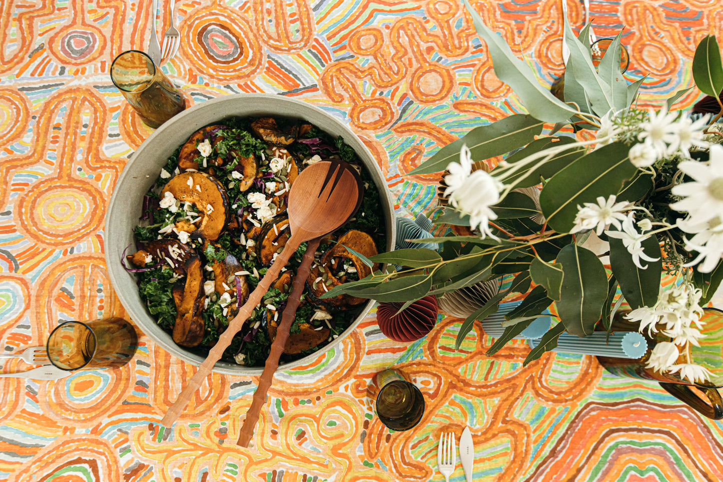 Wheel Bowl 37cm, Olive