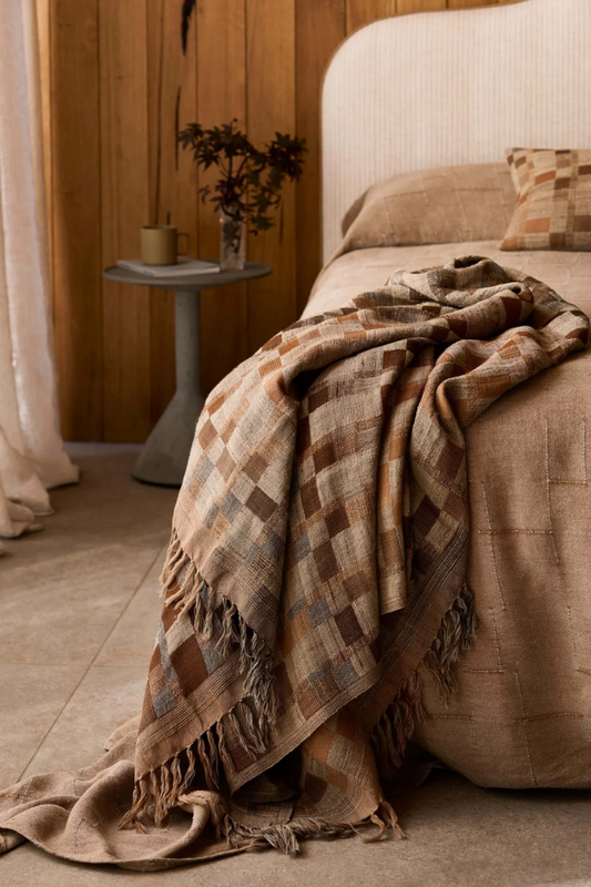 August Wool & Silk Throw