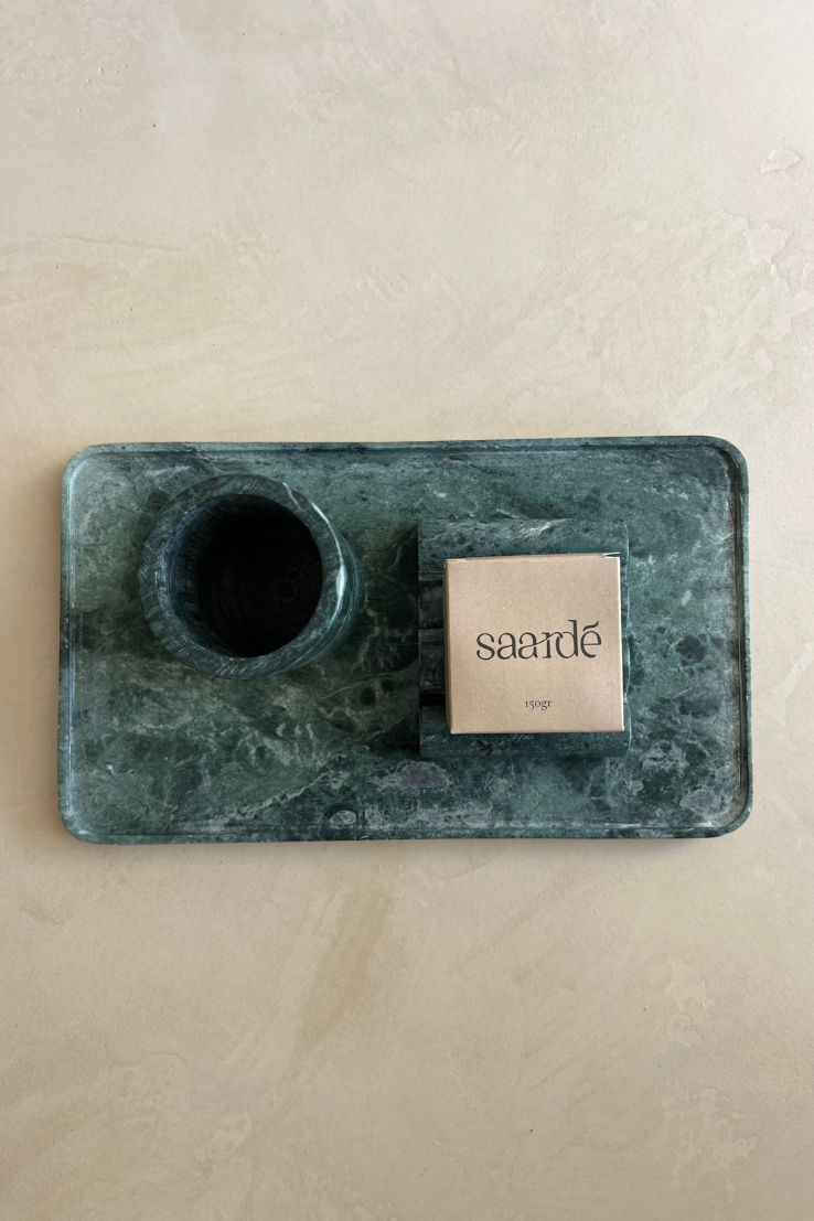 Sleek Marble Tumbler, Green