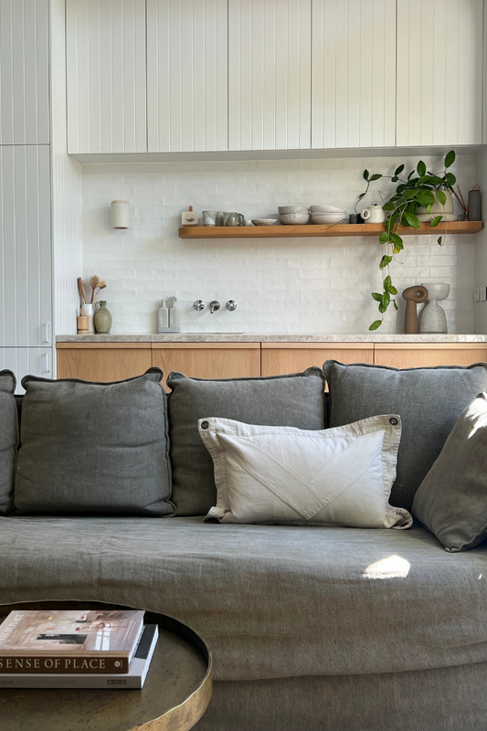 Lil Highlander X Cushion, Cream