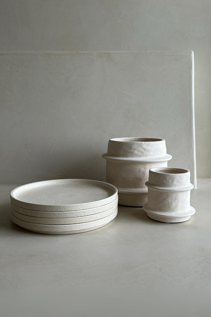 Platform Dinner Plates, set of 4