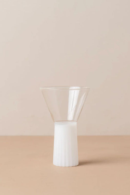 Kairos Wine Glass, Opaque White