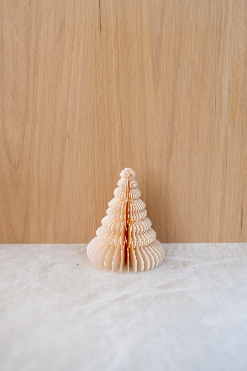 Standing Christmas Tree Ornaments, Off White