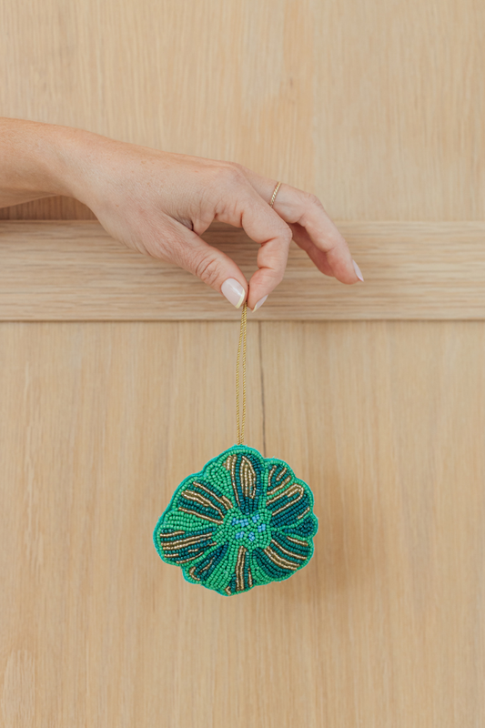 Flower Beaded Hanging Ornament