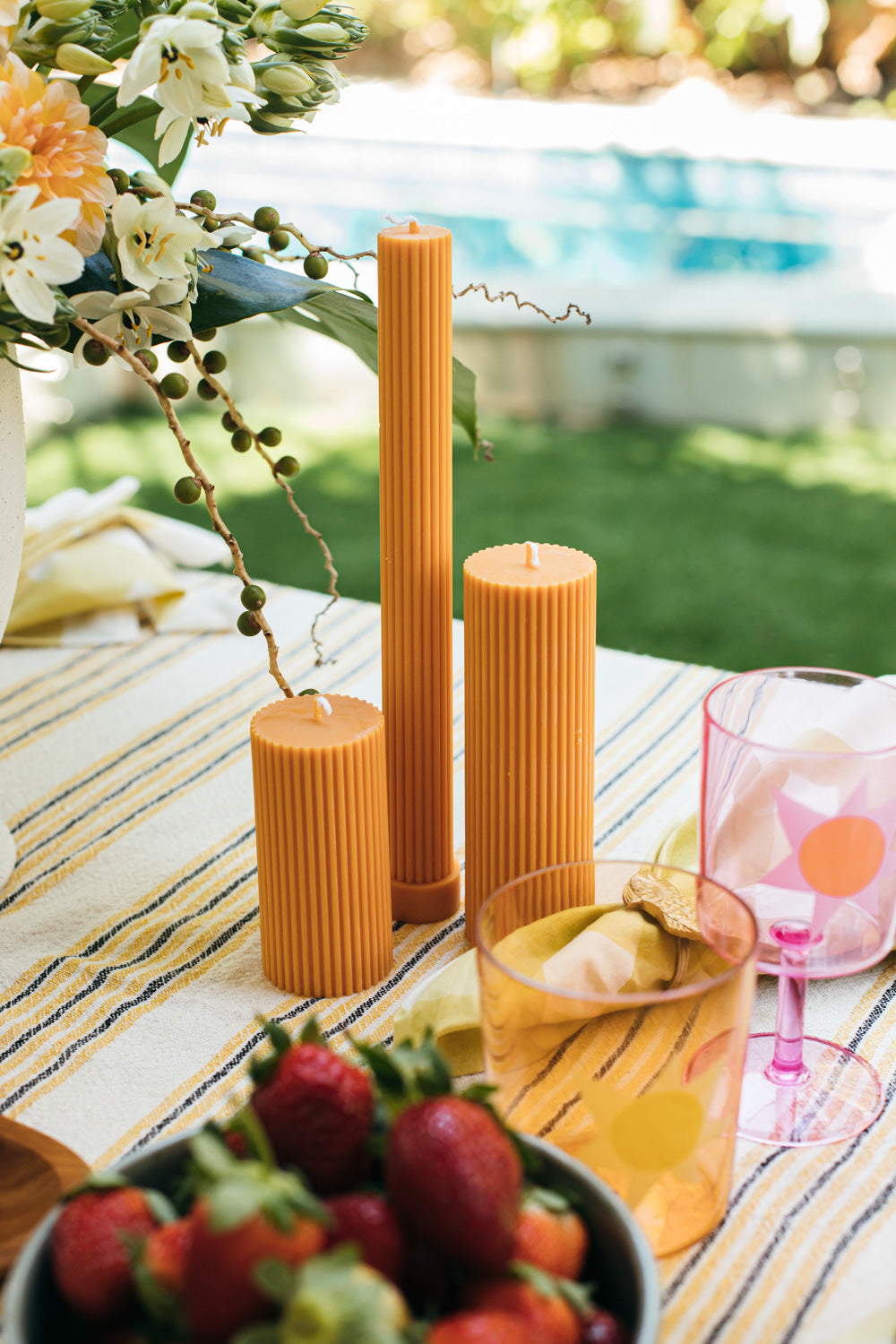 Pillar Candle Collection, Mango