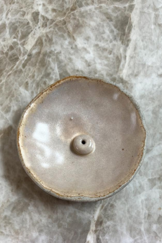 Ceramic Incense Holder, Natural Earth
