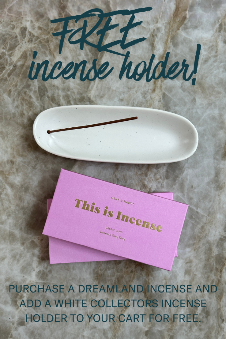 The Collector Ceramic Incense Holder, White