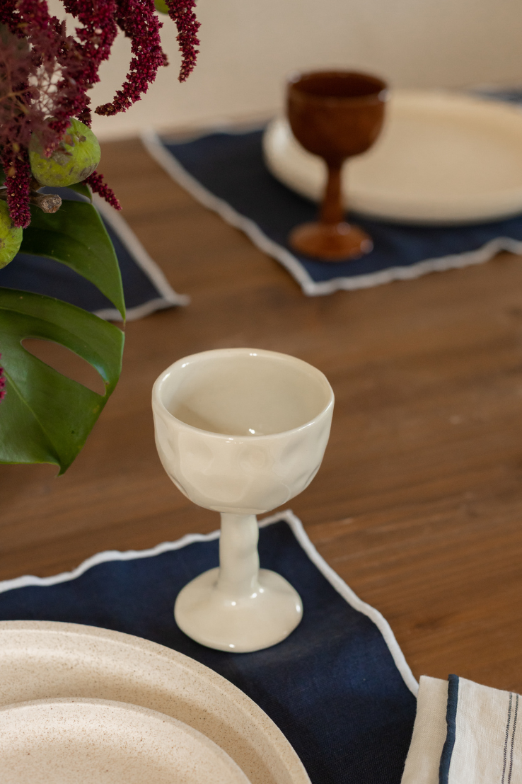 Drift Goblet, Ivory