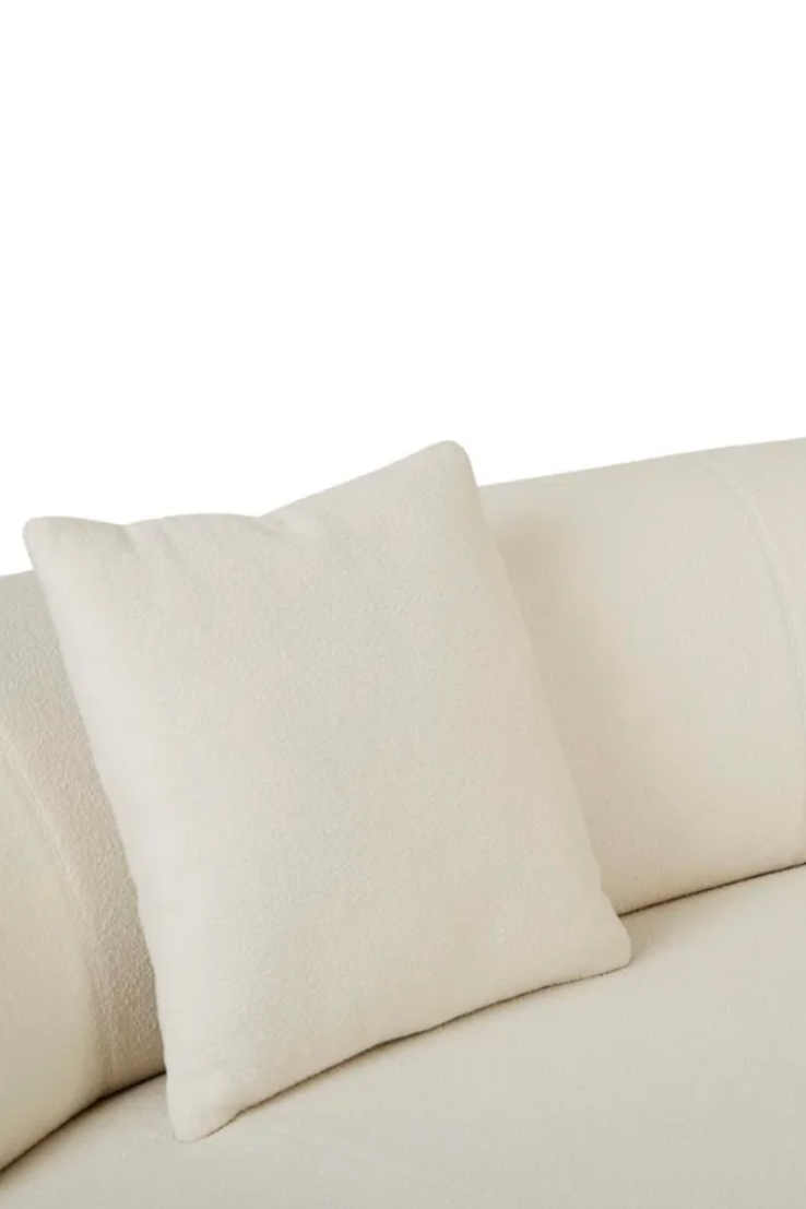 Felix Arc 4 Seater Sofa Set, Snow