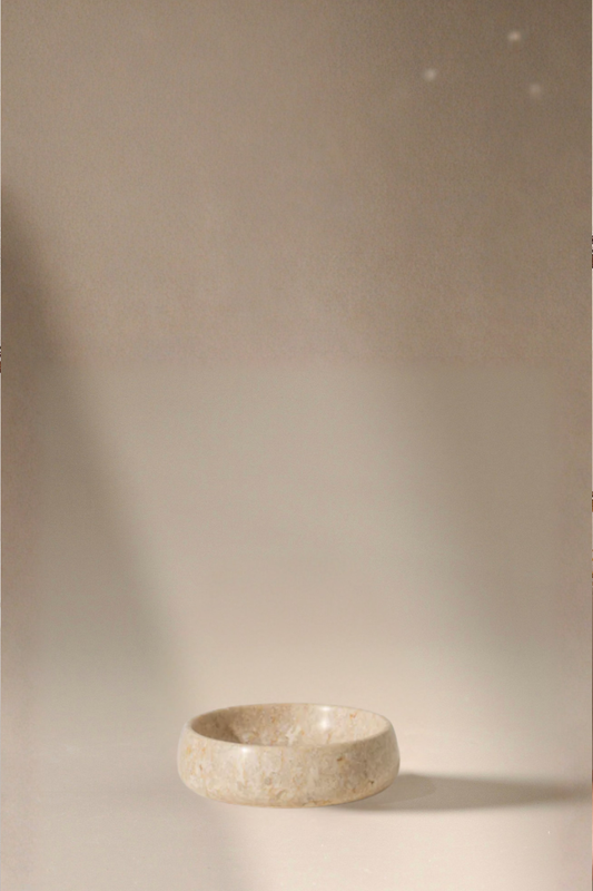Travertine Dish