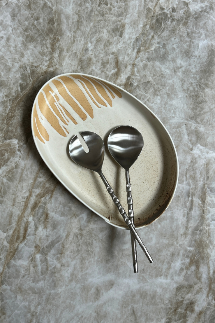 Sculpt Salad Servers
