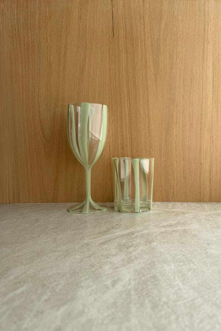 Acrylic Wine Glass, mint