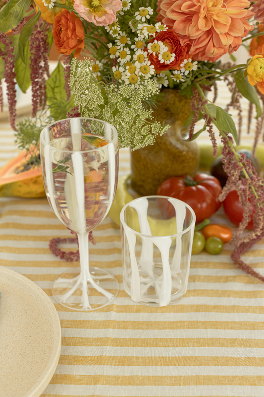 Acrylic Wine Glass, white