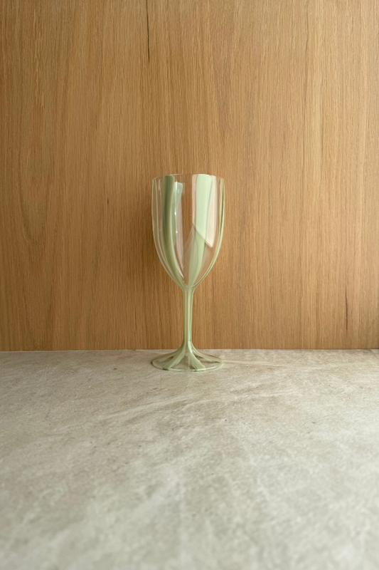 Acrylic Wine Glass, mint