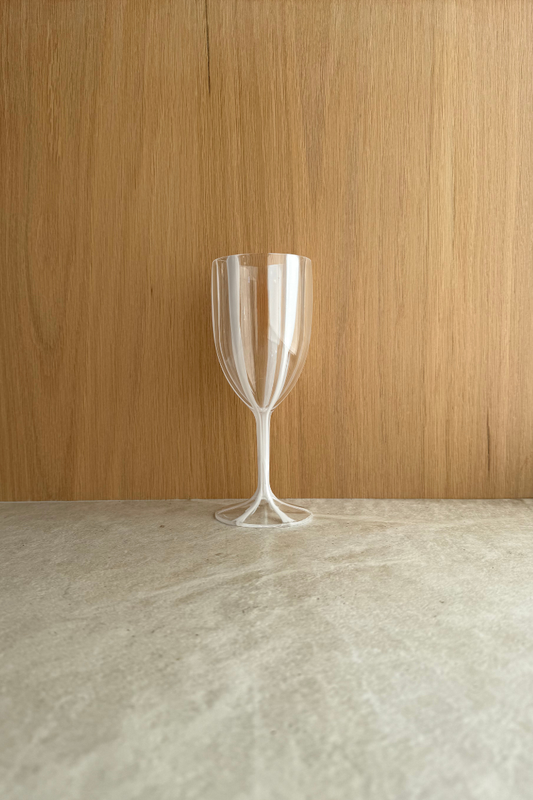 Acrylic Wine Glass, white