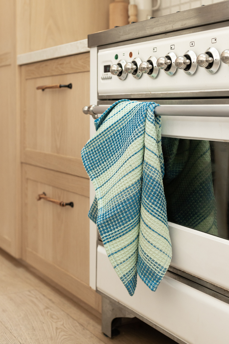 Brigitte Tea Towel, Jade