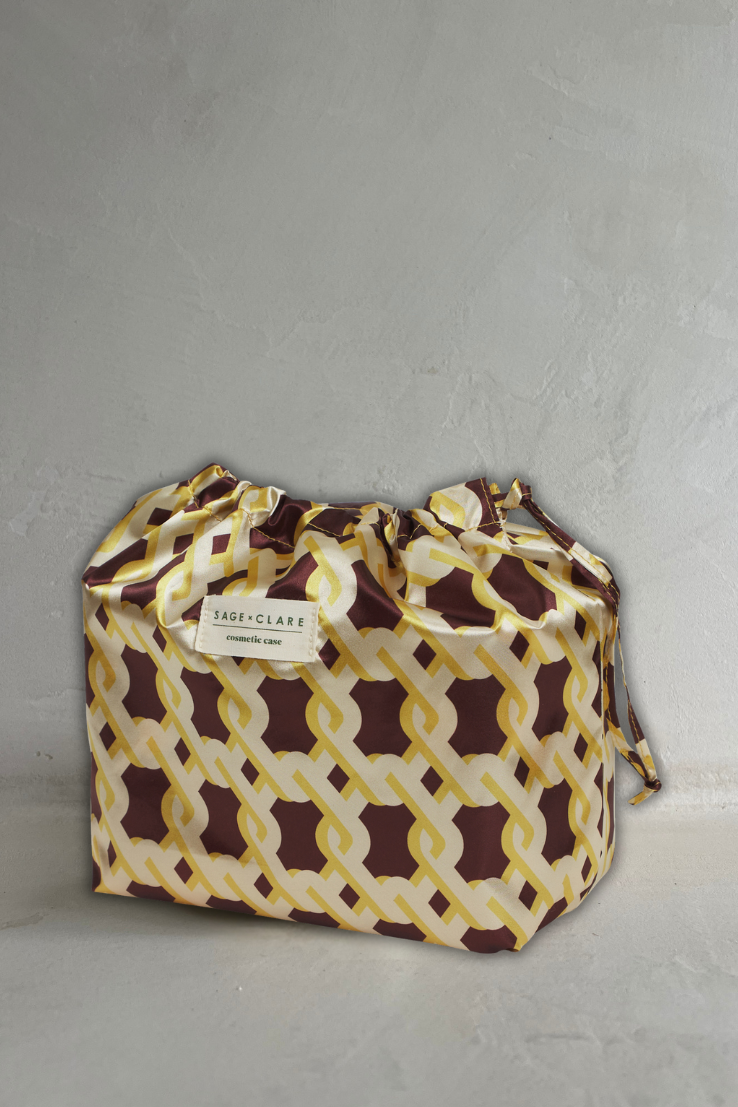 Delphine Large Vanity Case, Dune
