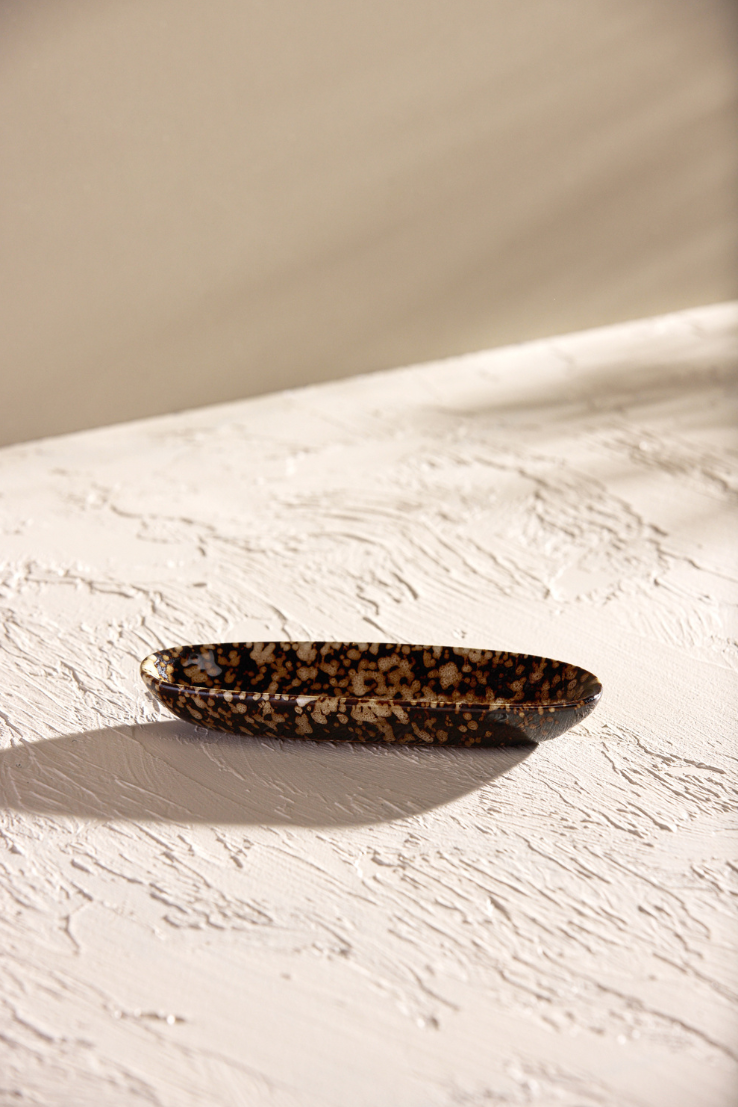The Collector Ceramic Incense Holder, Chocolate