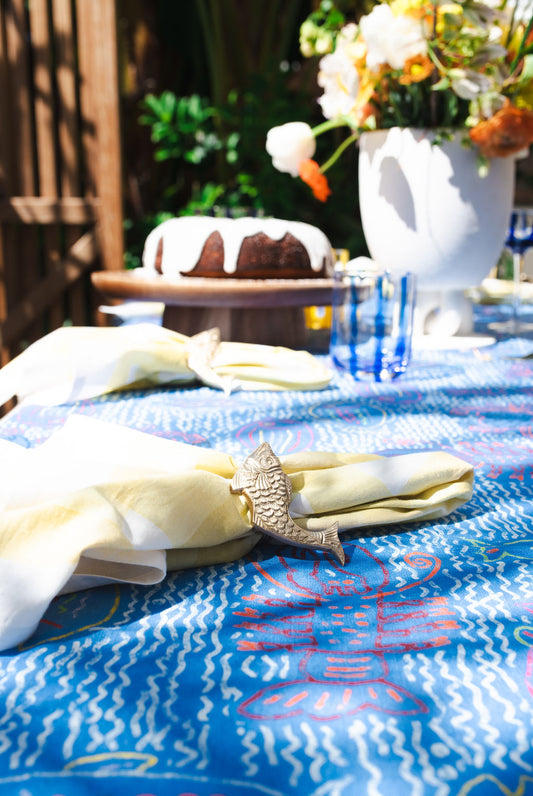 Brass Fish Napkin Rings