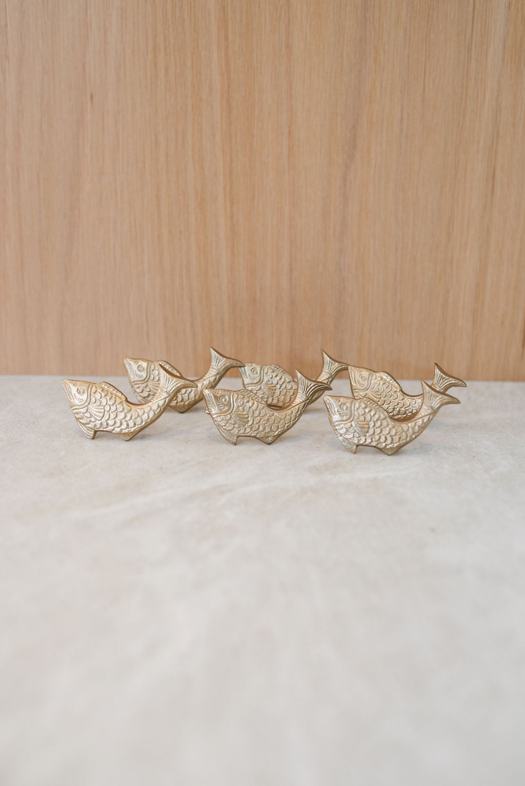 Brass Fish Napkin Rings