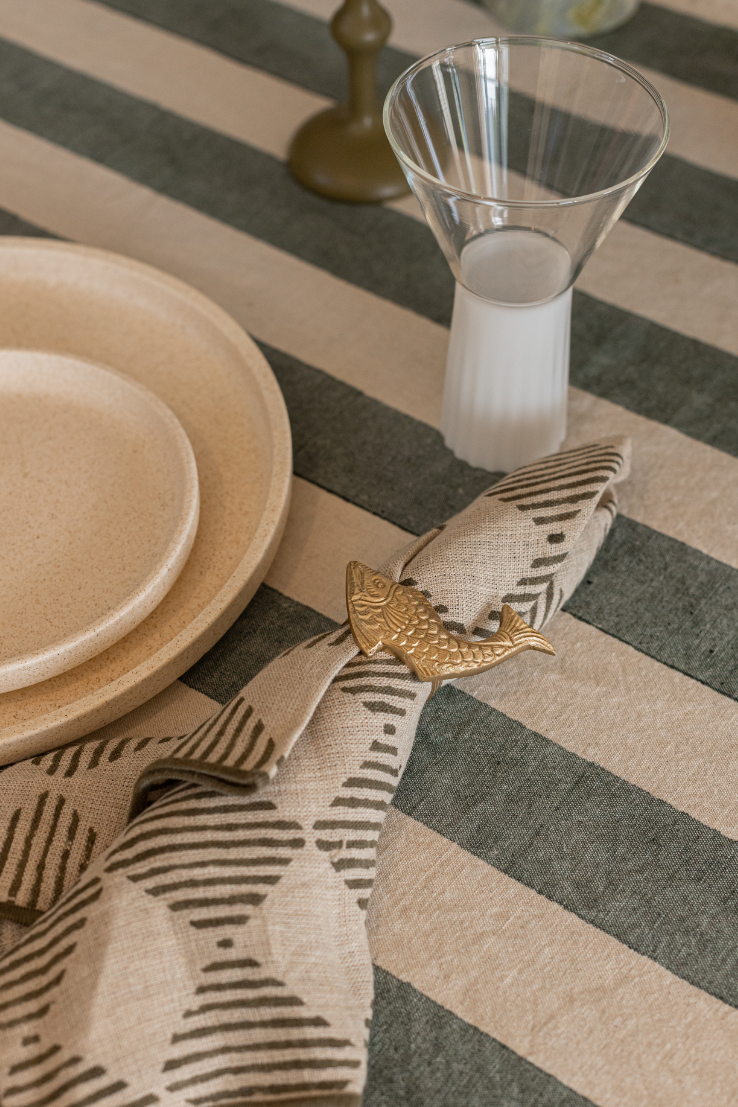 Brass Fish Napkin Rings