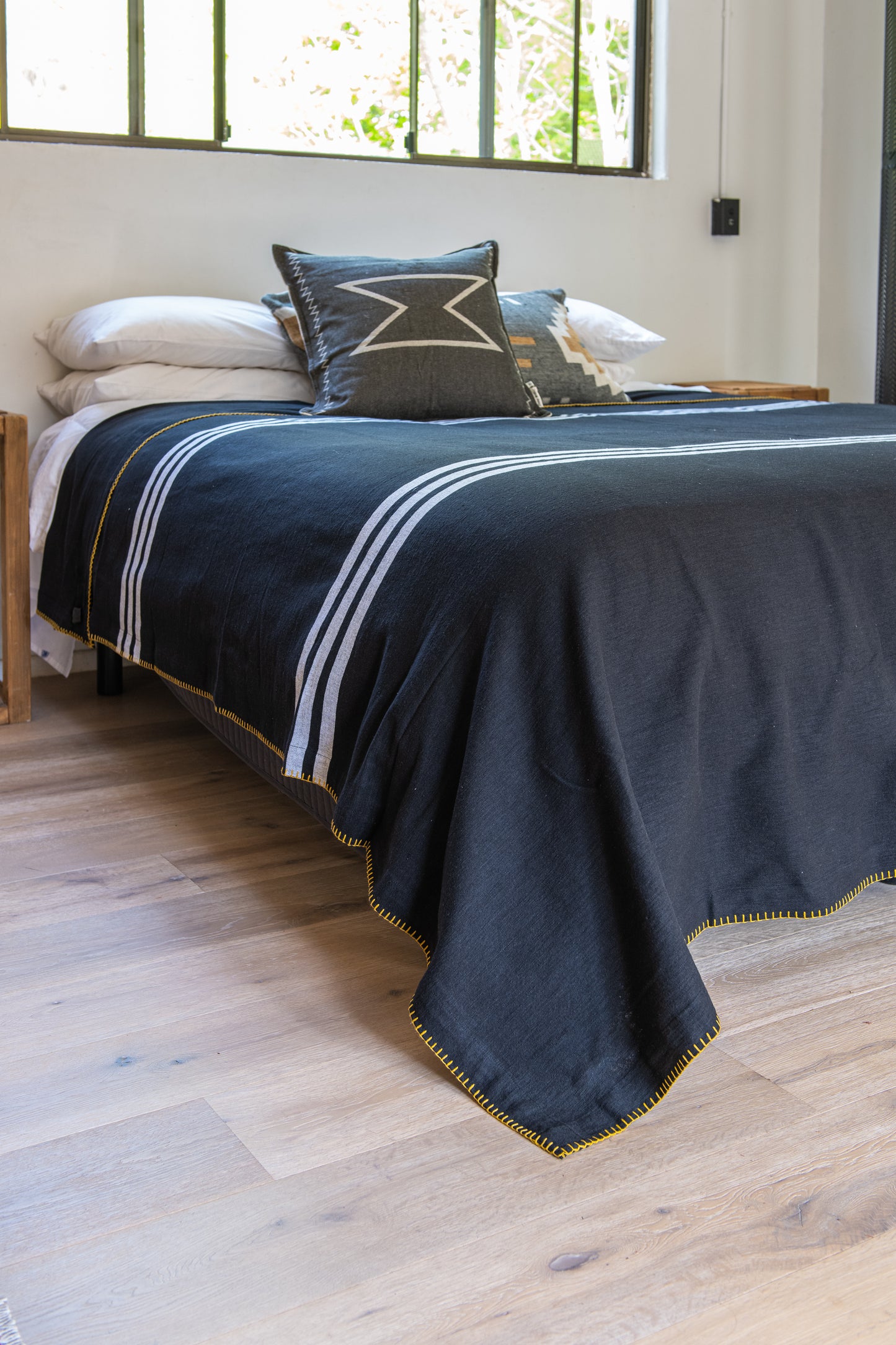 Haymaker Cushion Cover, Coal