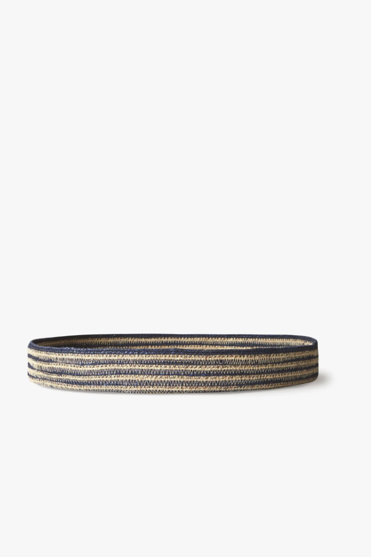 Indigo Woven Tray Duo