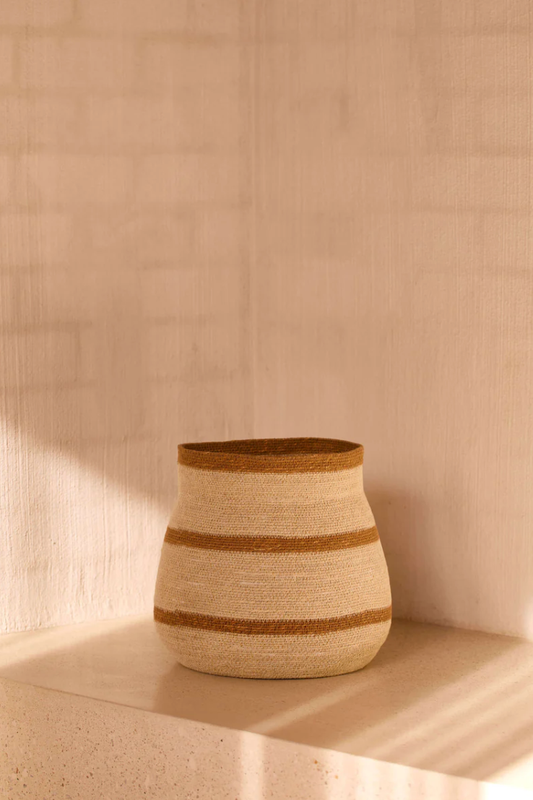 Tan Woven Basket