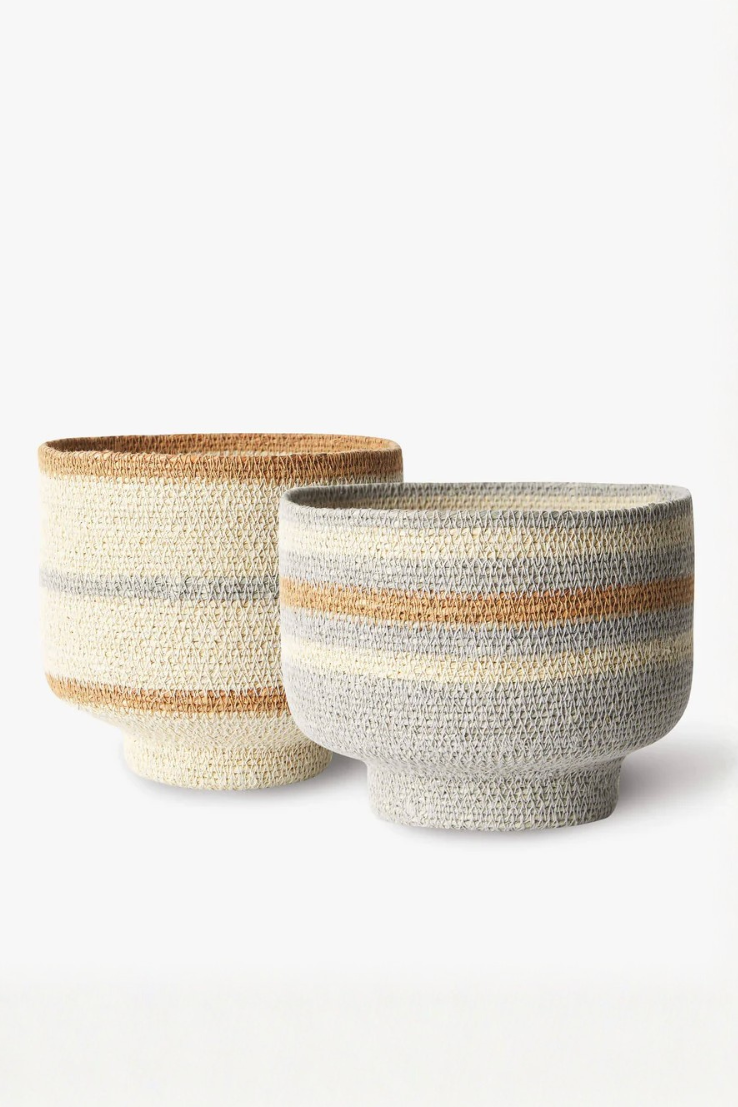 Sky Woven Basket Duo
