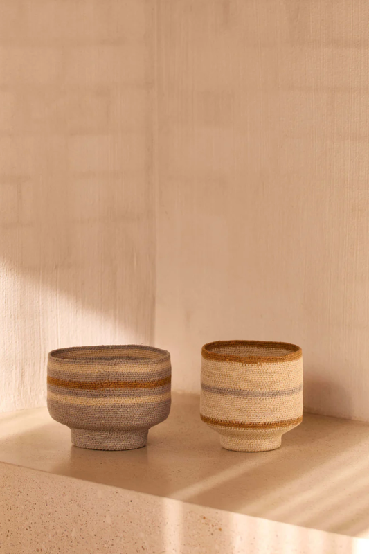 Sky Woven Basket Duo