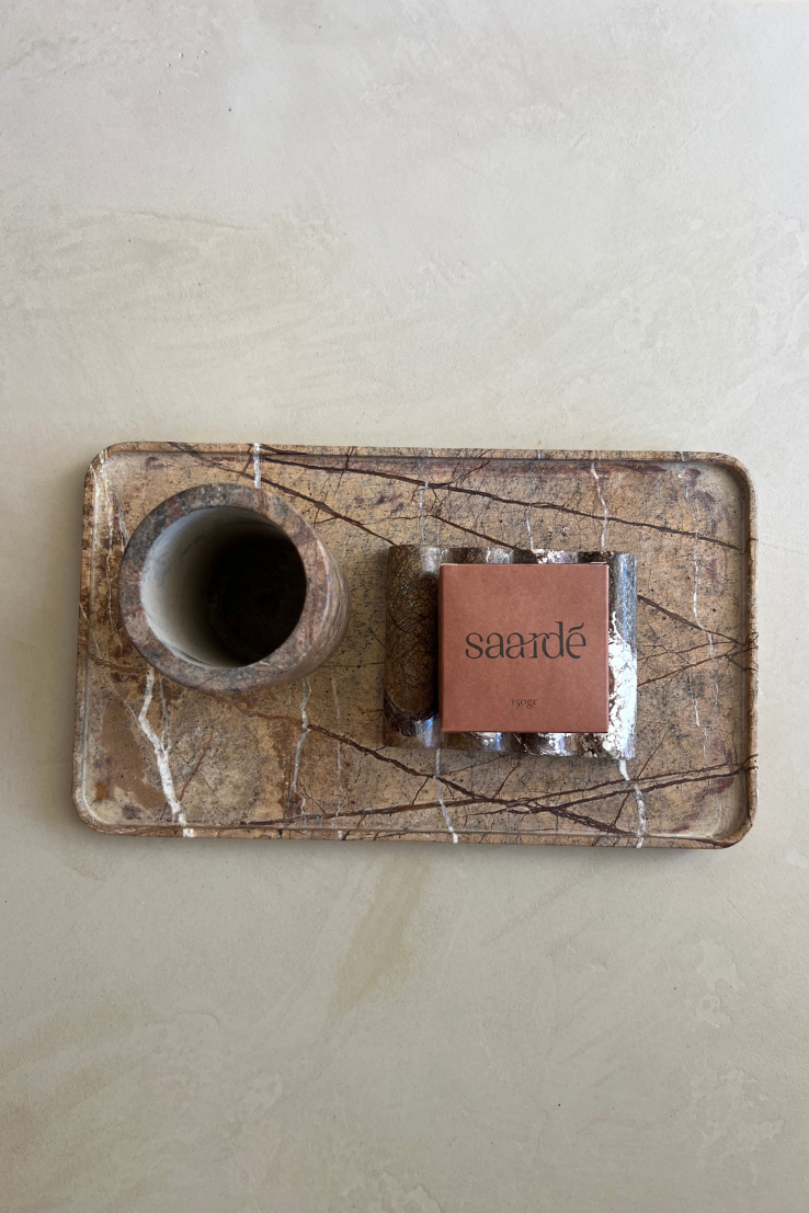 Marble Tray, Fossil Stone