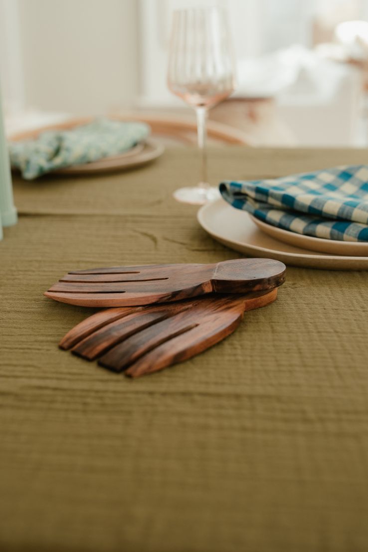 Sono Wood Salad Servers