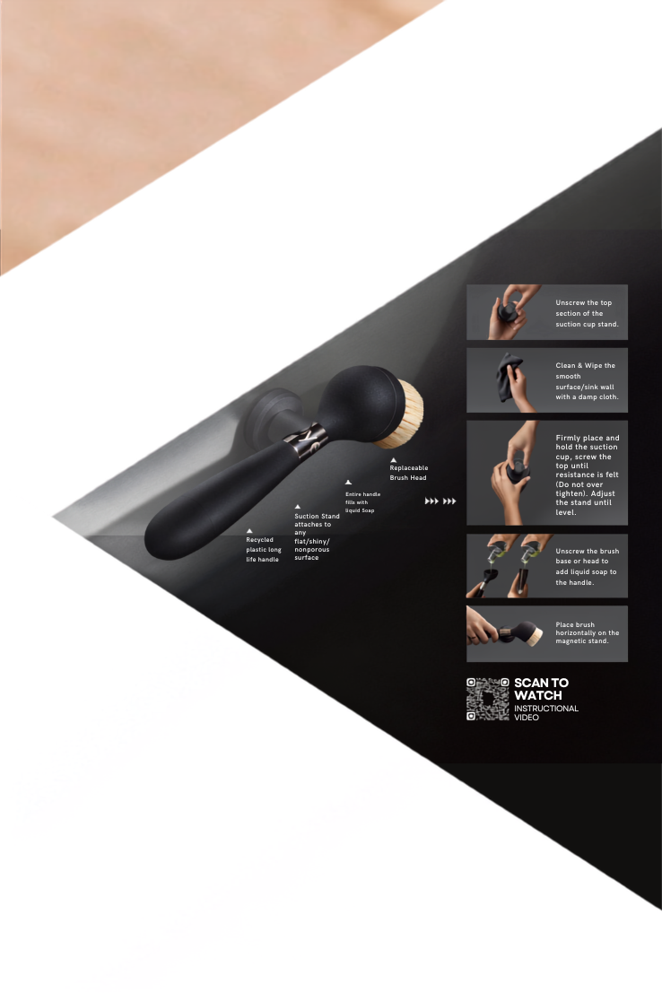 V2 One Brush, Black