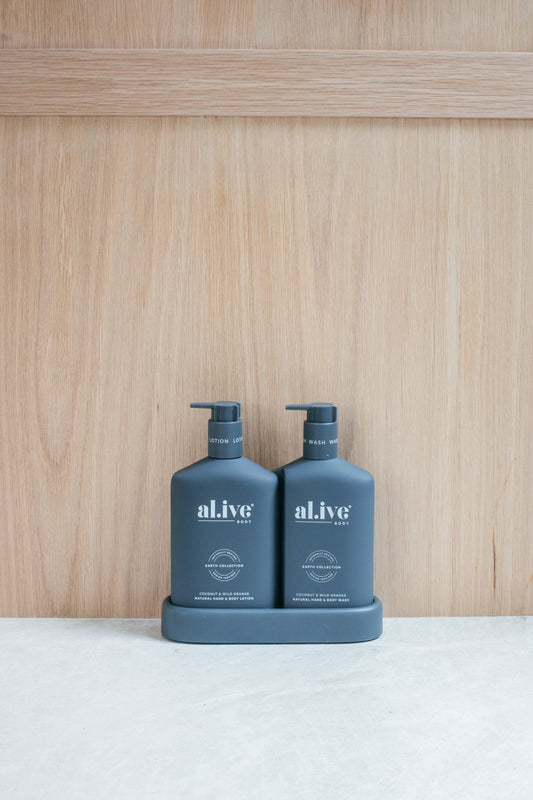 Wash & Lotion Duo + Tray - Coconut & Wild Orange