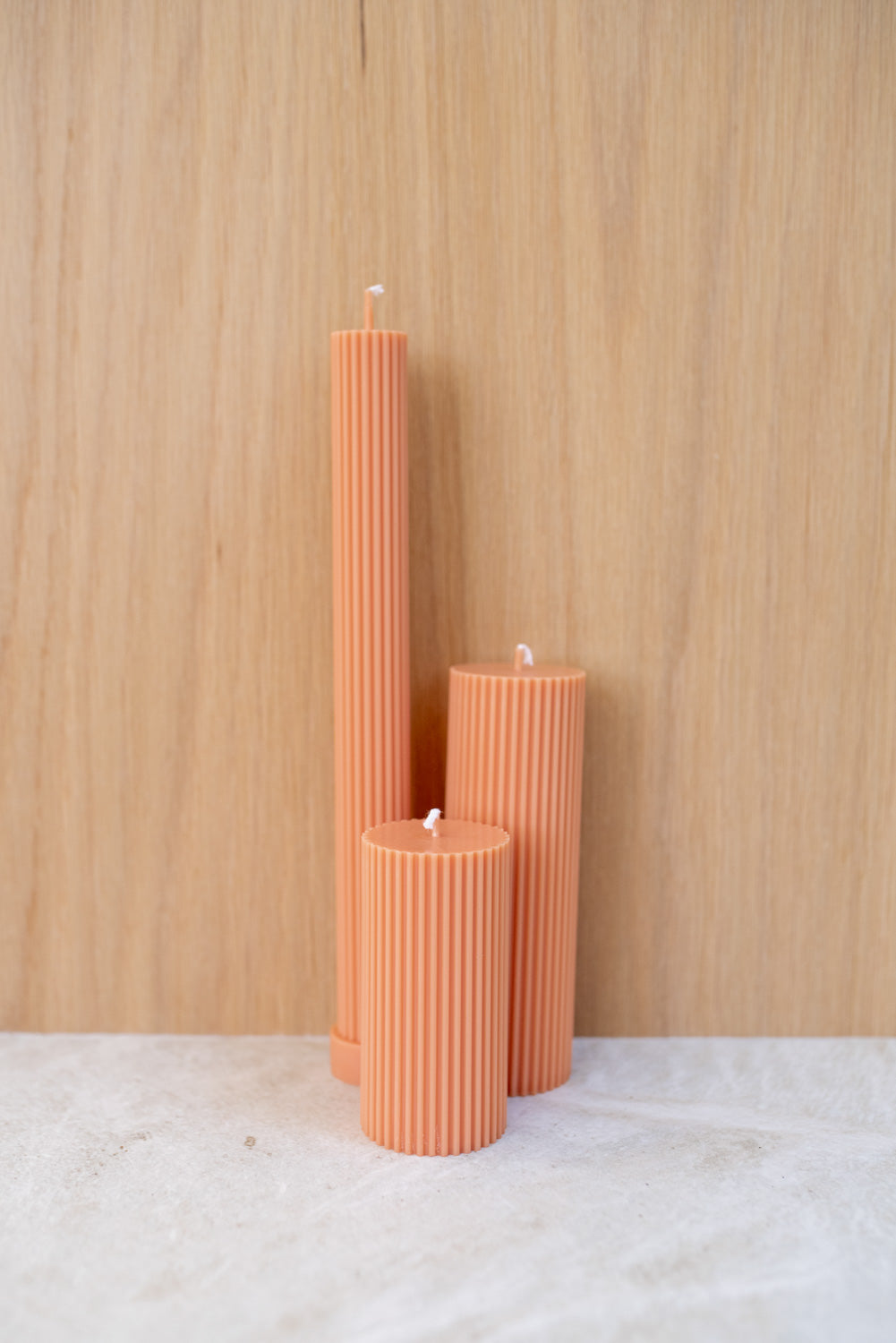 Pillar Candle Collection, Sepia