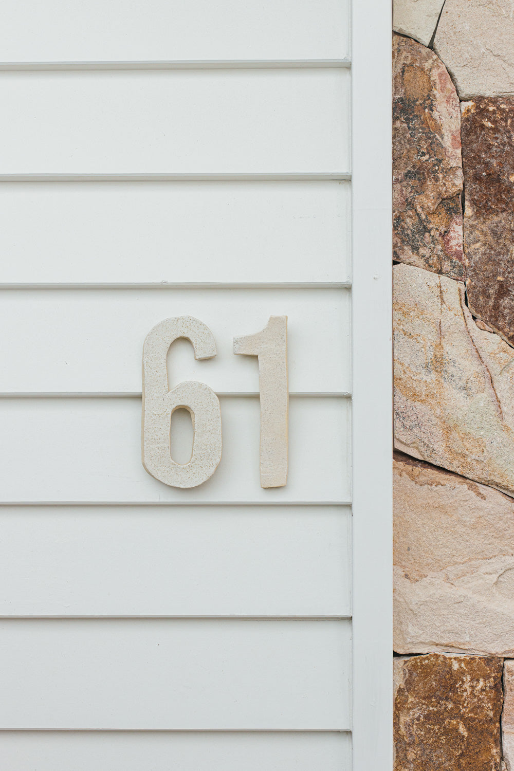 Glazed Ceramic Numbers