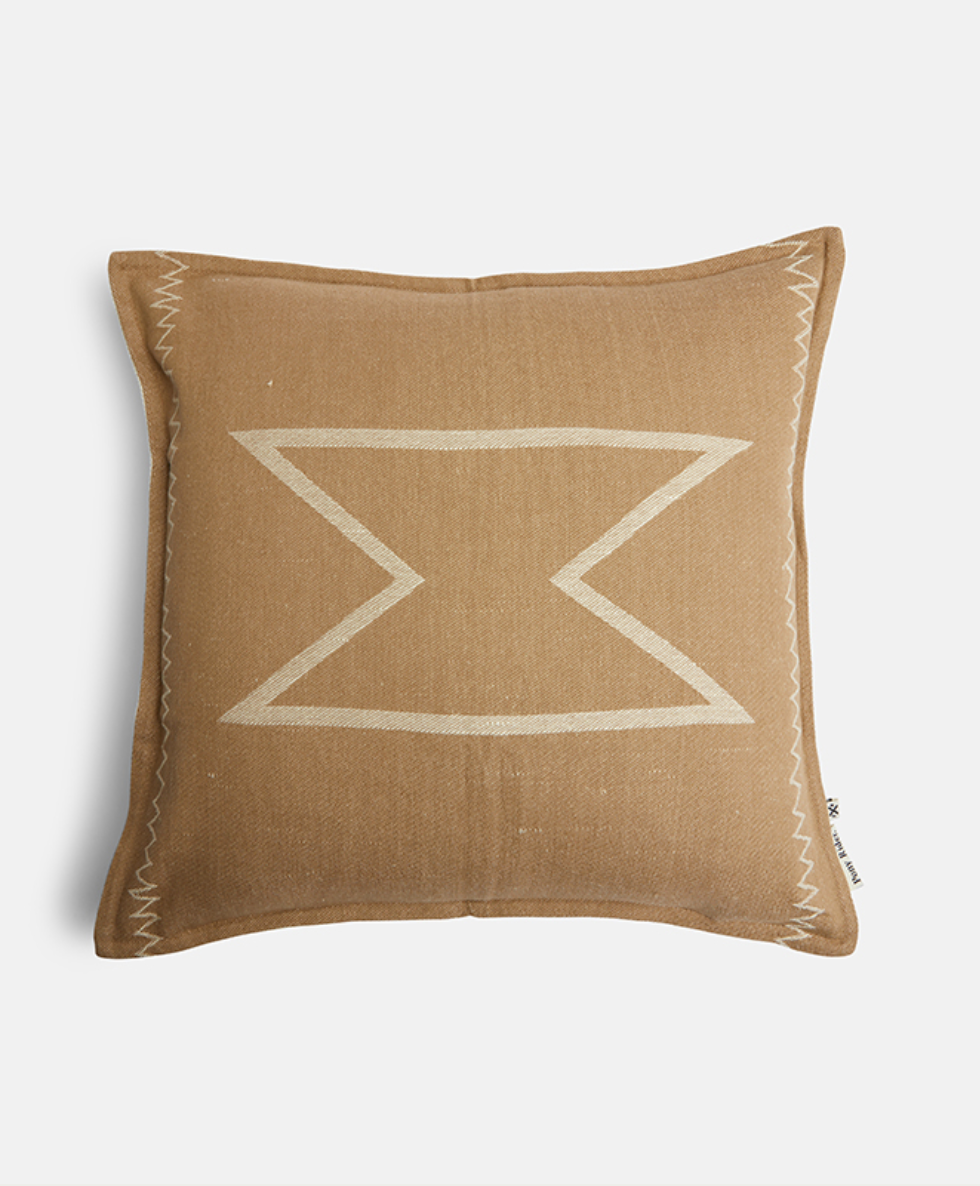Haymaker Cushion Cover, Toffee